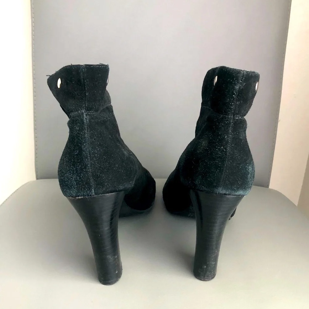 Franco Sarto Black Booties Women’s Size 10